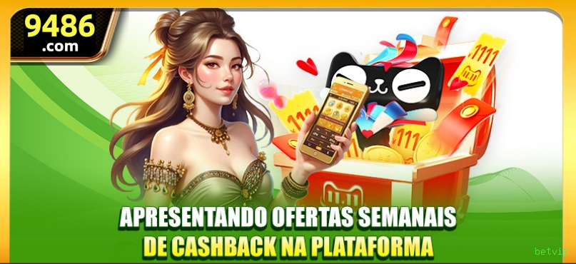 Cashback VIP betvip - reembolso semanal